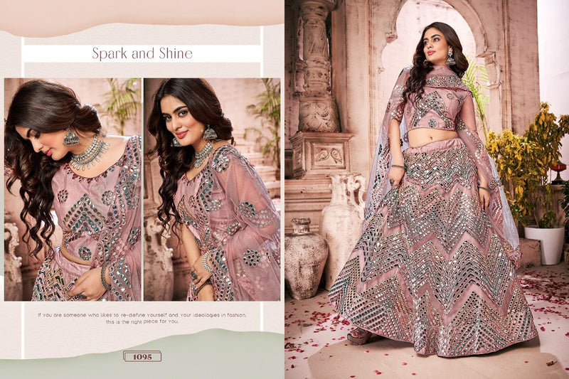 Nuraniyat Dno 1095 Soft Net Stylish Designer Wedding Wear Lehenga choli