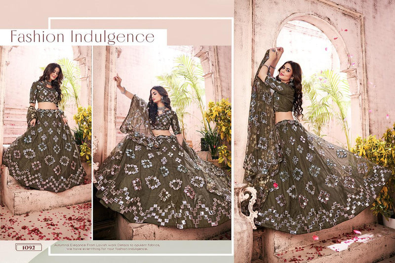 Nuraniyat Dno 1094 Soft Net Stylish Designer Wedding Wear Lehenga choli