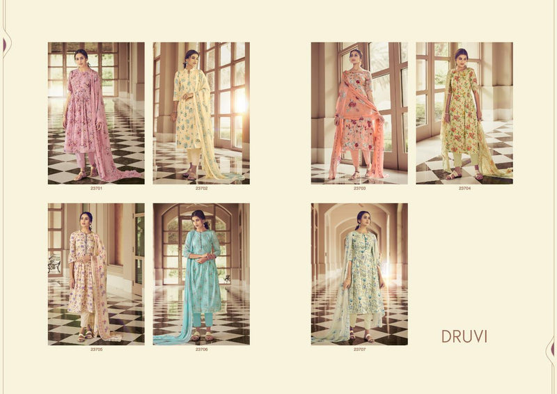 Sargam Prints Dhruvi Cotton With Khatli Work Stylish Designer Casual Wear Salwar Kameez