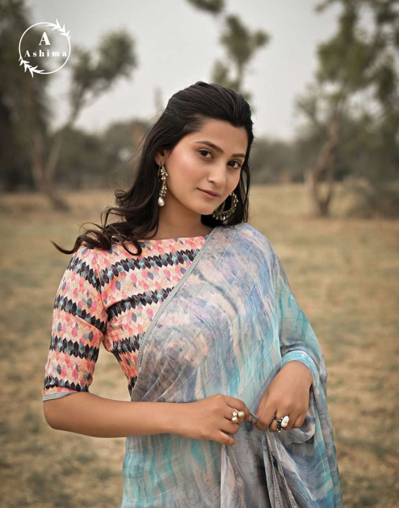 Aahima Kiara Fancy Stylish Designer Party Wear Saree