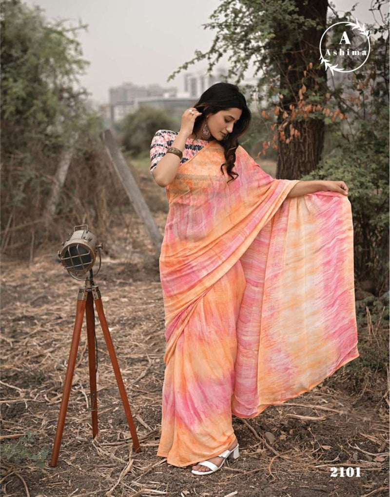 Aahima Kiara Fancy Stylish Designer Party Wear Saree