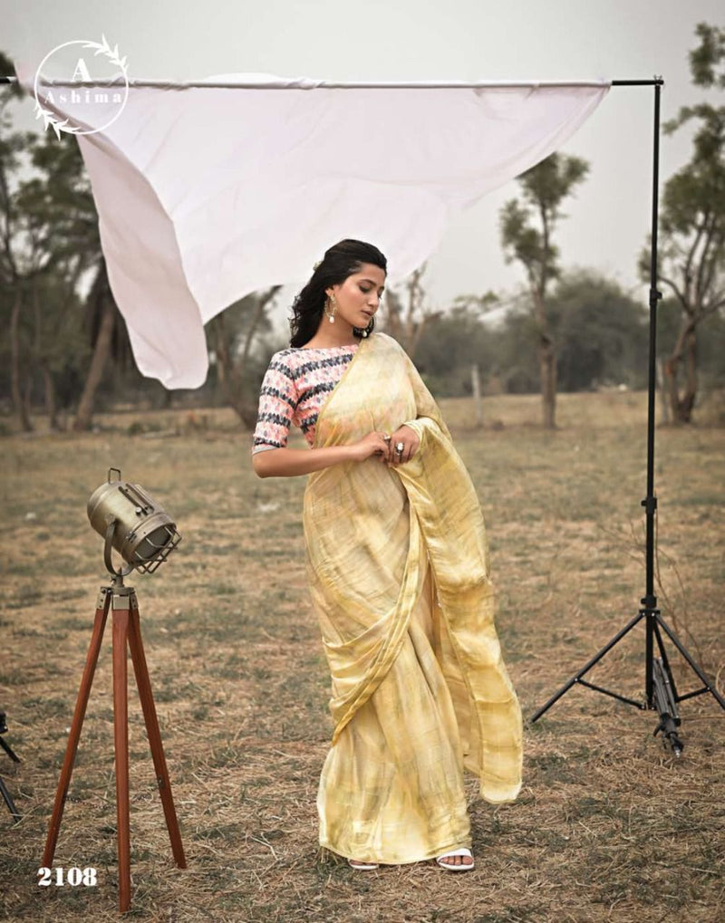 Aahima Kiara Fancy Stylish Designer Party Wear Saree