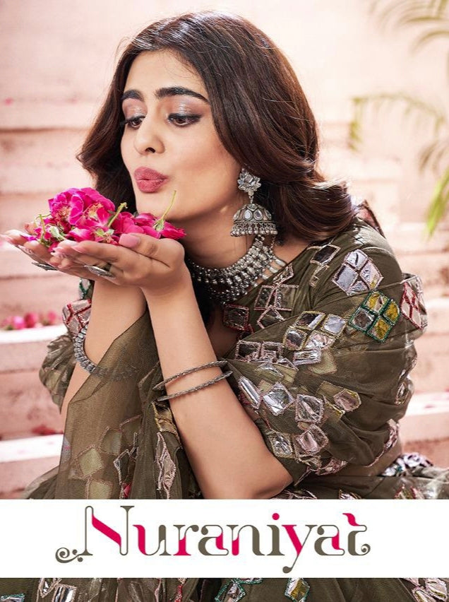 Nuraniyat Dno 1092 Soft Net Stylish Designer Wedding Wear Lehenga choli