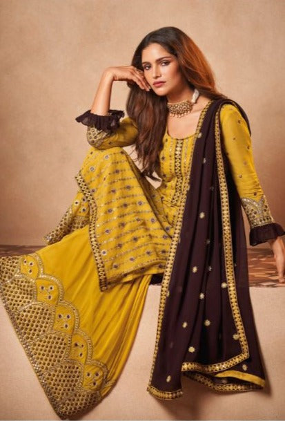 Sayuri Designer Inara Georgette Designer Wedding Wear Salwar Suits
