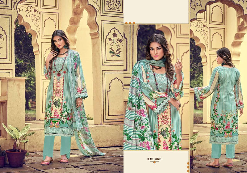 Adeeva Trendz Inayat Vol 6 Cotton Digital Printed Pakistani Style Festive  Wear Salwar Suits