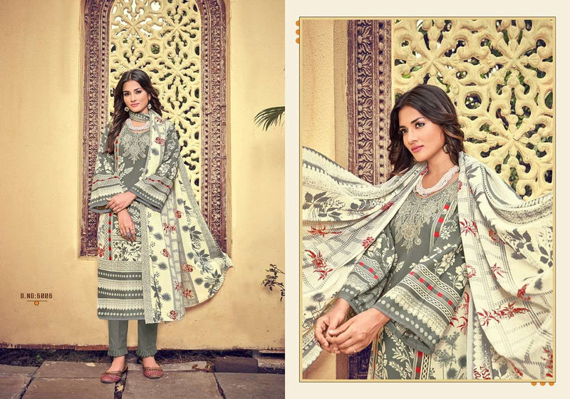 Adeeva Trendz Inayat Vol 6 Cotton Digital Printed Pakistani Style Festive  Wear Salwar Suits