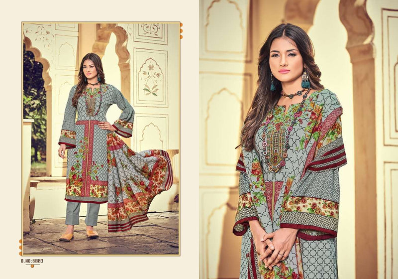 Adeeva Trendz Inayat Vol 6 Cotton Digital Printed Pakistani Style Festive  Wear Salwar Suits
