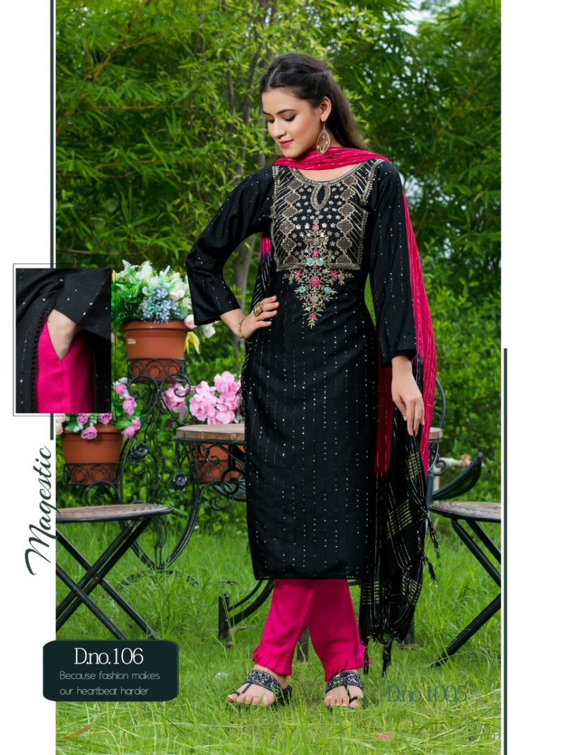 Banwery Fashion Innayat Vol 1 Rayon With Heavy Embroidery Work Stylish Designer Festive Wear