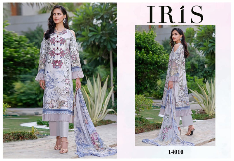 Iris Vol 14 Cotton Printed Fancy  Salwar Suits