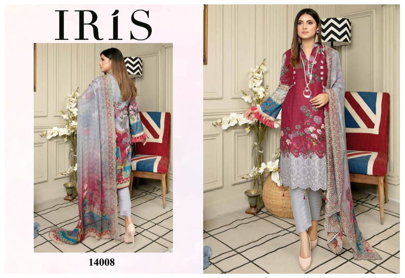 Iris Vol 14 Cotton Printed Fancy  Salwar Suits