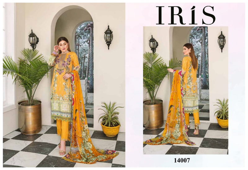 Iris Vol 14 Cotton Printed Fancy  Salwar Suits