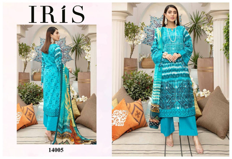 Iris Vol 14 Cotton Printed Fancy  Salwar Suits