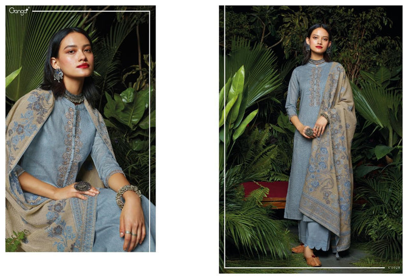 Ganga Iyan Cotton Printed Embroidered Designer Party Wear Salwar Suits