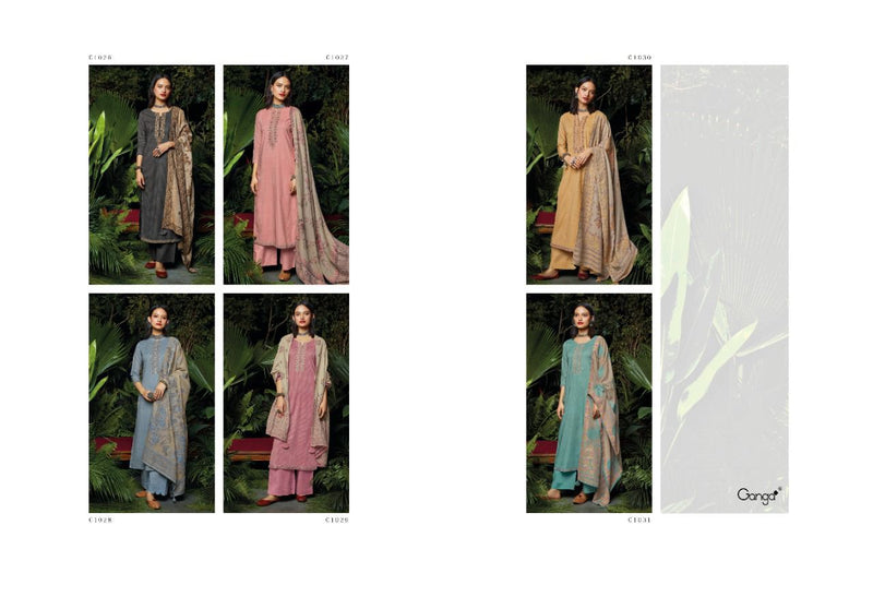 Ganga Iyan Cotton Printed Embroidered Designer Party Wear Salwar Suits