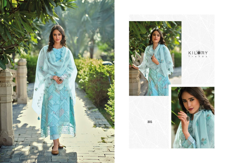 Kilory Trends Izhar Jam Cotton Fancy Designer Party Wear Salwar Suits