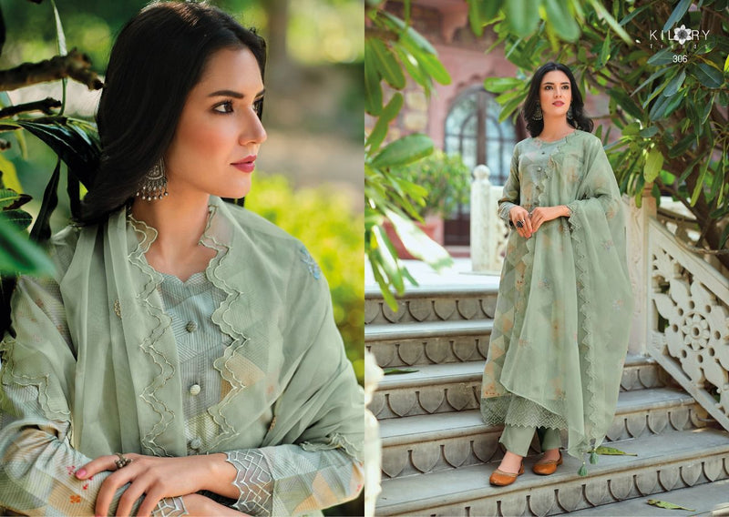 Kilory Trends Izhar Jam Cotton Fancy Designer Party Wear Salwar Suits