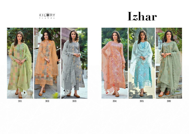 Kilory Trends Izhar Jam Cotton Fancy Designer Party Wear Salwar Suits