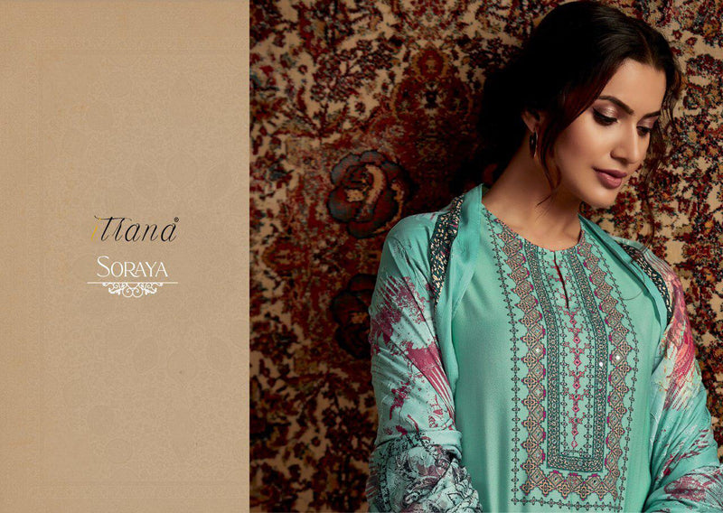 Itrana By Sahiba Soraya Pashmoina Prints Salwar Suit