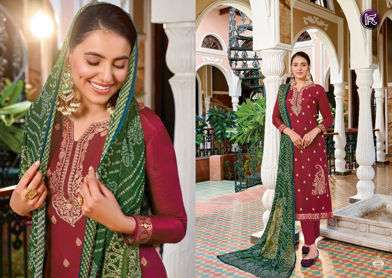 Kala Fashion Jacquard Vol 2 Silk With Beautiful Heavy Embroidery Work Stylish Designer Festive Wear Salwar Suit