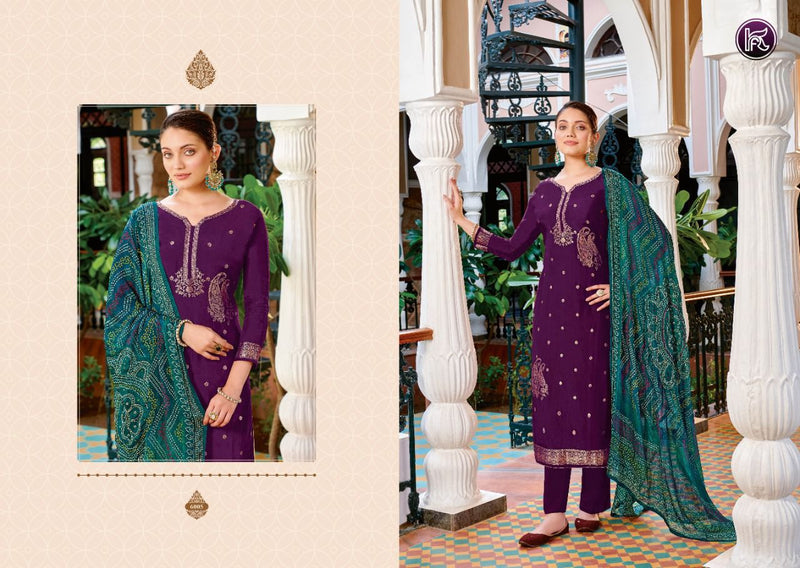 Kala Fashion Jacquard Vol 2 Silk With Beautiful Heavy Embroidery Work Stylish Designer Festive Wear Salwar Suit