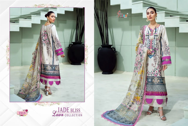 Shree Fabs Jade Bliss Lawn Collection Lawn Cotton Pakistani Style Printed Party Wear Salwar Suits