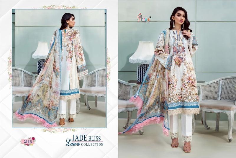 Shree Fabs Jade Bliss Lawn Collection Lawn Cotton Pakistani Style Printed Party Wear Salwar Suits