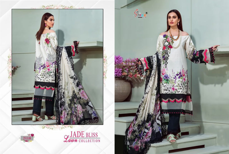 Shree Fabs Jade Bliss Lawn Collection Lawn Cotton Pakistani Style Printed Party Wear Salwar Suits