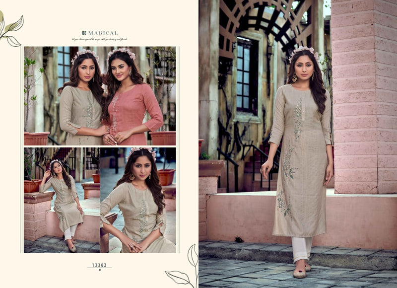 Kalaroop Kajree Fashion Jaggi Rayon With Heavy Embroidery Work Stylish Designer Festive wear Kurti