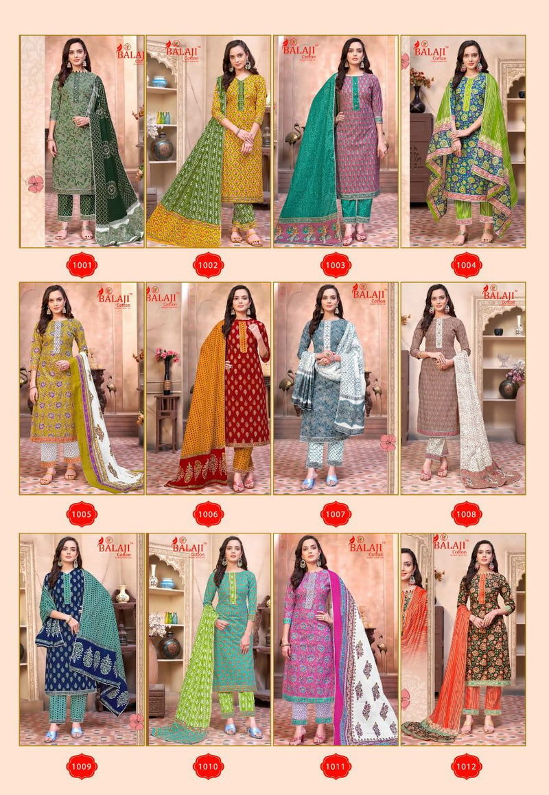 Balaji Cotton Jaipuri Lawn Cotton Fancy Printed Party Wear Salwar Suits