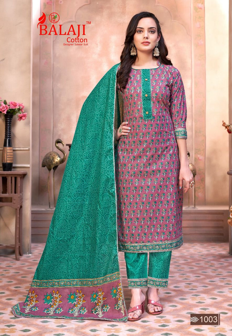 Balaji Cotton Jaipuri Lawn Cotton Fancy Printed Party Wear Salwar Suits