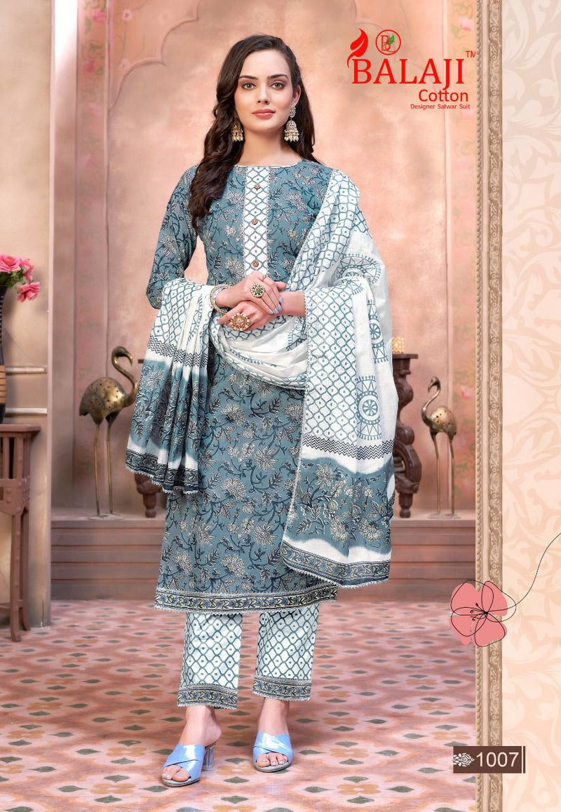 Balaji Cotton Jaipuri Lawn Cotton Fancy Printed Party Wear Salwar Suits