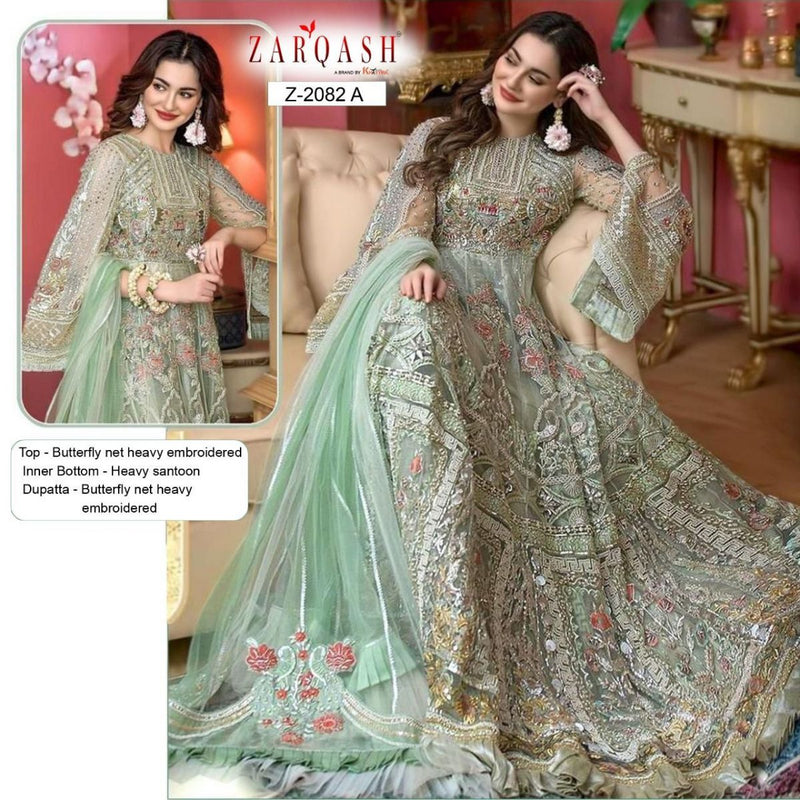Zarqash Jashan Vol 2 Butterfly Net Designer Wedding Wear Salwar Kameez
