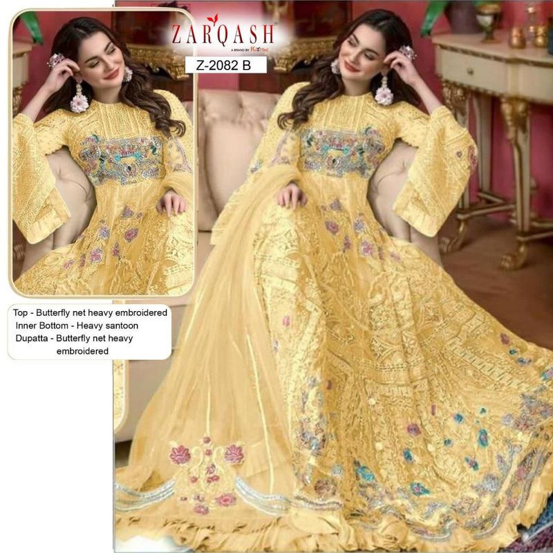 Zarqash Jashan Vol 2 Butterfly Net Designer Wedding Wear Salwar Kameez