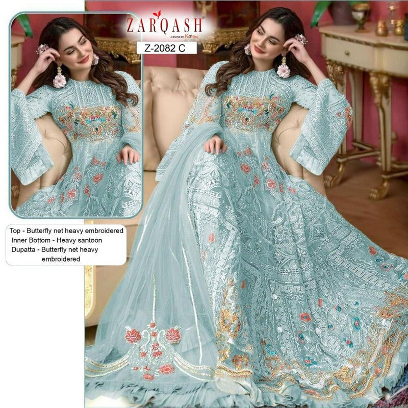 Zarqash Jashan Vol 2 Butterfly Net Designer Wedding Wear Salwar Kameez