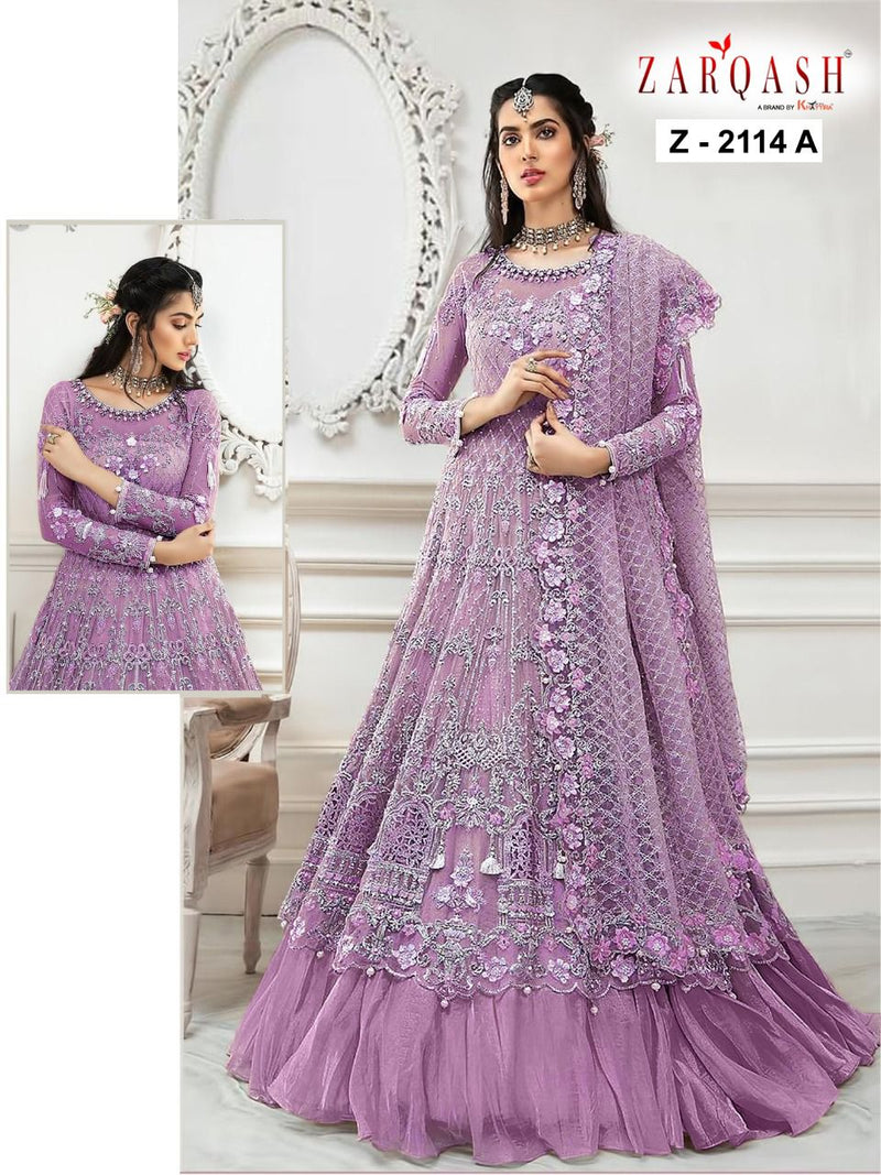 Zarqash Jashan Vol 3 Butterfly Net Designer Pakistani Style Wedding Wear Suits