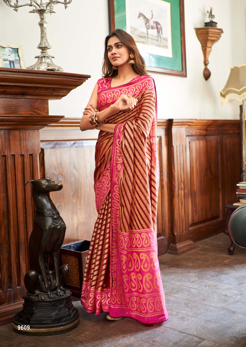 Lt Fashions Janshi Silk Brasso Exclusive Collection Of Beautiful Festive Wear Sarees