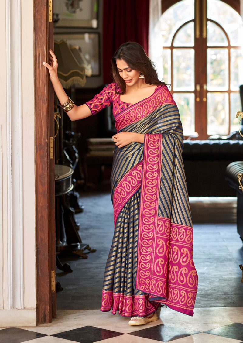 Lt Fashions Janshi Silk Brasso Exclusive Collection Of Beautiful Festive Wear Sarees
