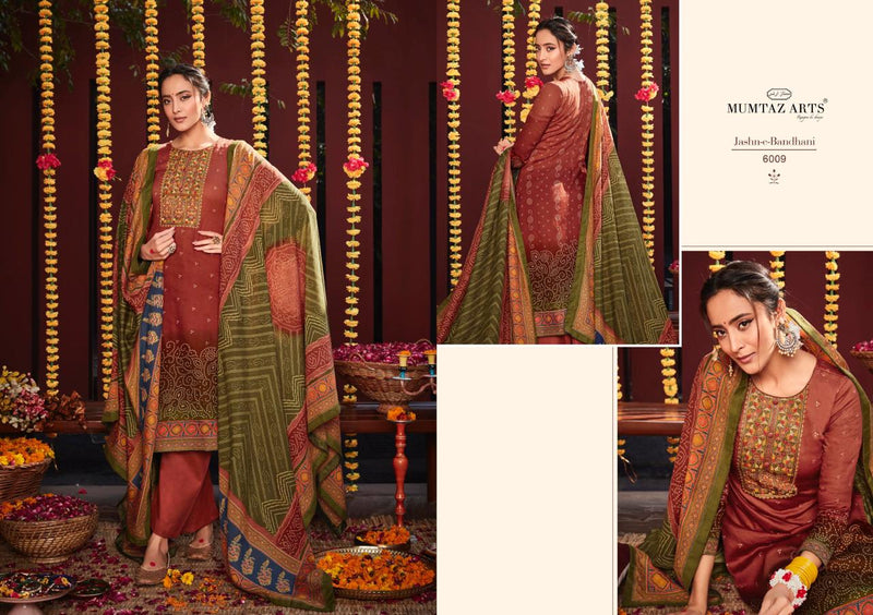 Mumtaz Arts Jashn E Bandhani Vol 2 Jam Satin Digital Printed Party Wear Salwar Kameez