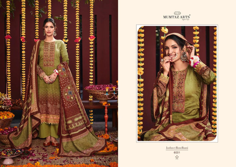 Mumtaz Arts Jashn E Bandhani Vol 2 Jam Satin Digital Printed Party Wear Salwar Kameez