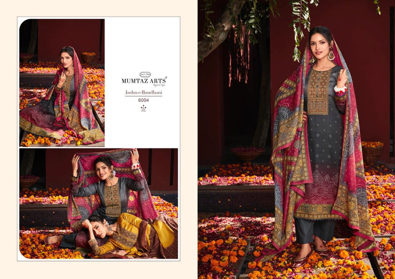 Mumtaz Arts Jashn E Bandhani Vol 2 Jam Satin Digital Printed Party Wear Salwar Kameez