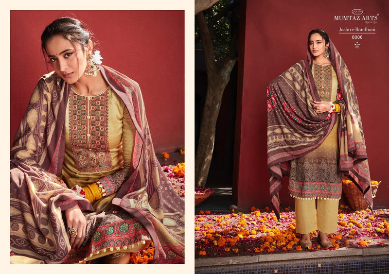 Mumtaz Arts Jashn E Bandhani Vol 2 Jam Satin Digital Printed Party Wear Salwar Kameez