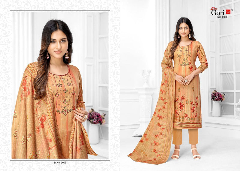 Shiv Gori Jeba Vol 3 Kashmiri Wool With Fancy Work Stylish Designer Salwar Kameez