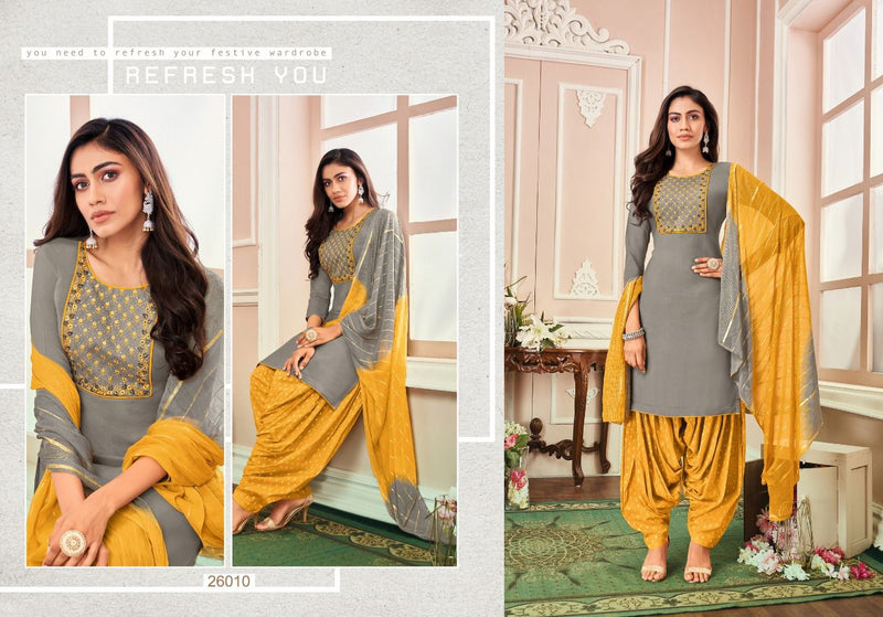 Kapil Trendz Jacquard Patiyala Vol 2 Rayon Patiyala Style Festive Wear Ready Made  Salwar Kameez