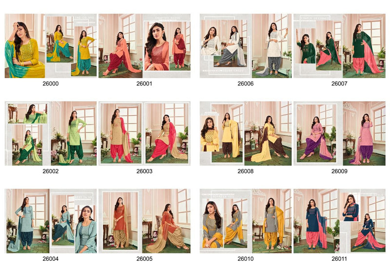 Kapil Trendz Jacquard Patiyala Vol 2 Rayon Patiyala Style Festive Wear Ready Made  Salwar Kameez