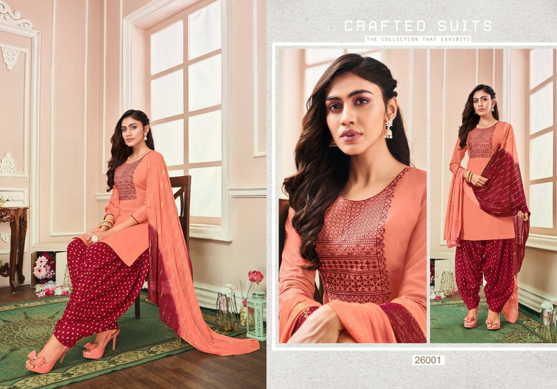 Kapil Trendz Jacquard Patiyala Vol 2 Rayon Patiyala Style Festive Wear Ready Made  Salwar Kameez