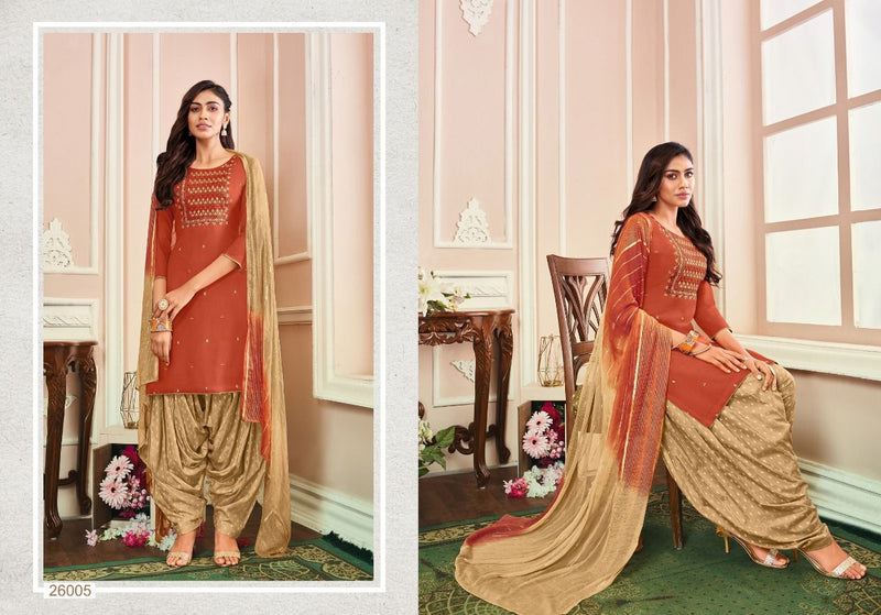 Kapil Trendz Jacquard Patiyala Vol 2 Rayon Patiyala Style Festive Wear Ready Made  Salwar Kameez