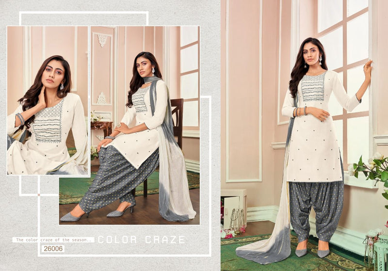 Kapil Trendz Jacquard Patiyala Vol 2 Rayon Patiyala Style Festive Wear Ready Made  Salwar Kameez