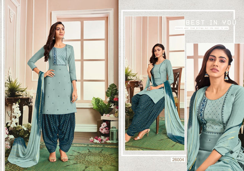 Kapil Trendz Jacquard Patiyala Vol 2 Rayon Patiyala Style Festive Wear Ready Made  Salwar Kameez