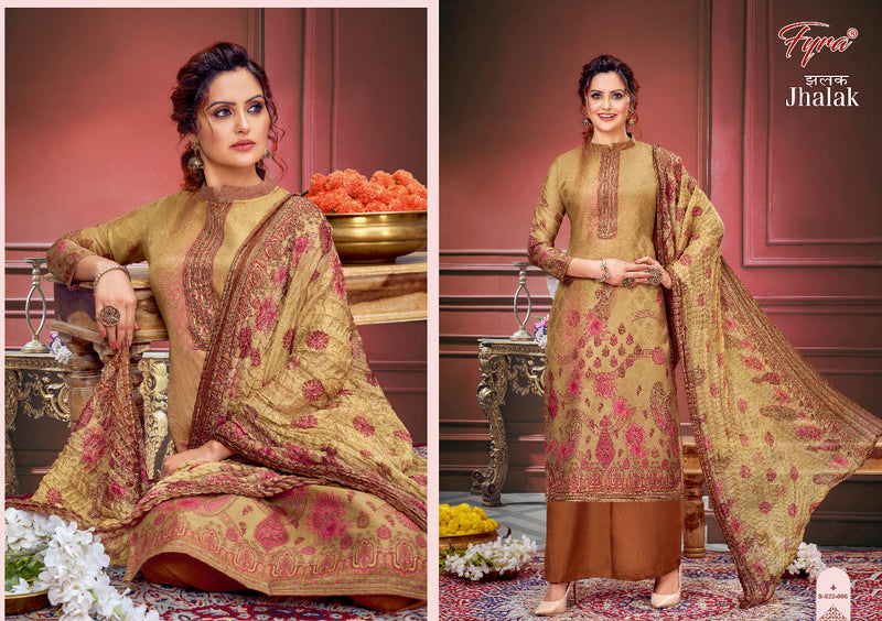 fyra Desining Jhalak Muslin With Heavy Printed Work Stylish Designer Festive Wear Salwar Kameez