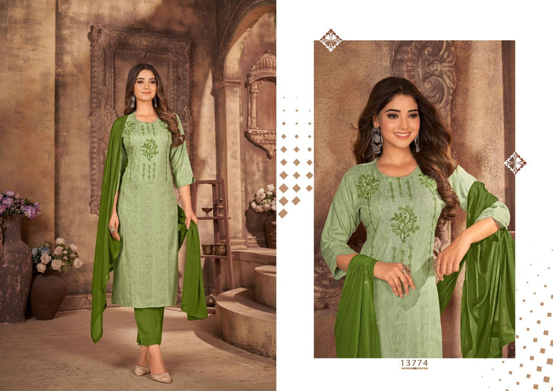 Kalaroop Kajree Fashion Jigni Rayon Hand Stone Embroidery Work Fancy Designer Kurti
